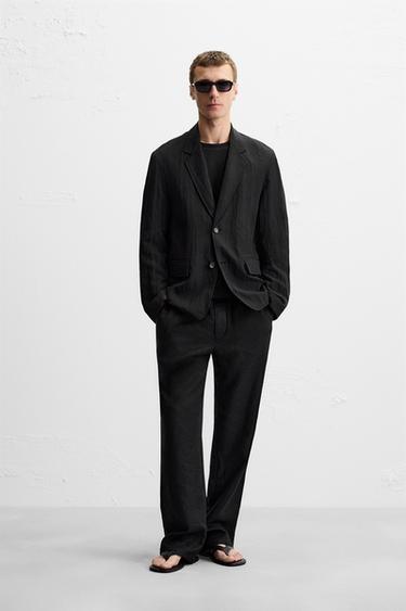 Zara Блейзер из струящейся ткани с жатым эффектом купить с доставкой.