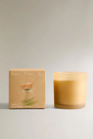 (350 г) ароматическая свеча SILK PEONY