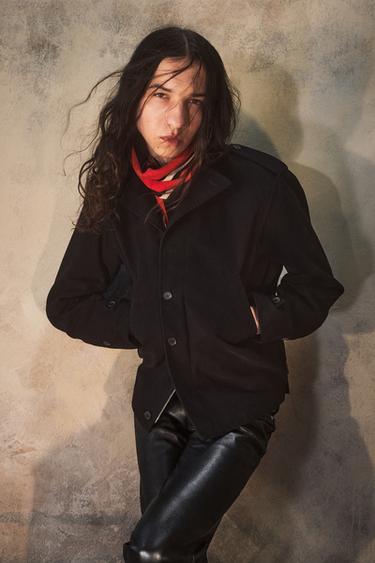 Пиджак из хлопка и льна bobby gillespie x zara