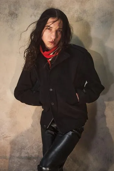 Пиджак из хлопка и льна BOBBY GILLESPIE X ZARA