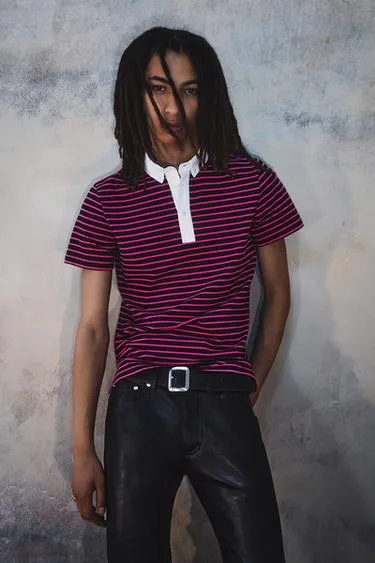 Поло в полоску BOBBY GILLESPIE X ZARA