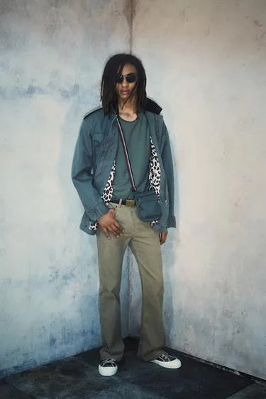 Парка с меховым воротником BOBBY GILLESPIE X ZARA