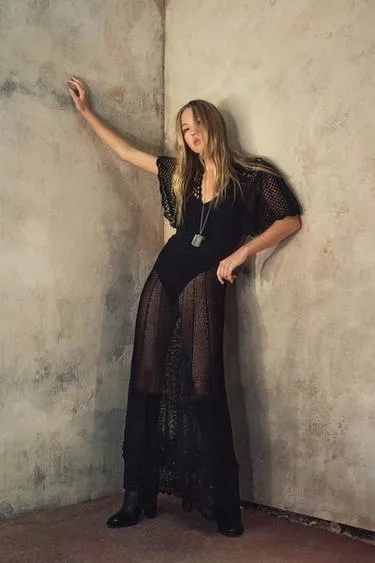 Платье вязаное крючком KATE MOSS X ZARA