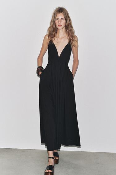 ДЛИННОЕ ПЛАТЬЕ С ЗАВЯЗКАМИ ZW COLLECTION
