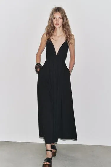 Длинное платье с завязками ZW COLLECTION