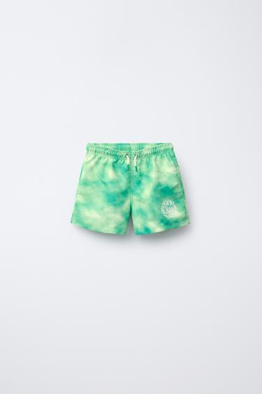 Zara 6-14 лет/ плавательные шорты с омбре купить с доставкой.