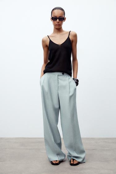 Zara Брюки с защипами — ZW COLLECTION купить с доставкой.
