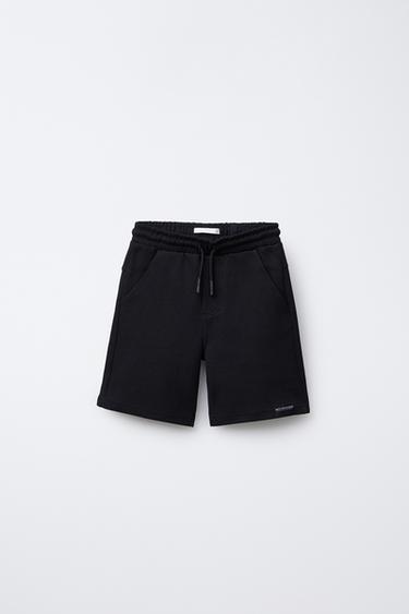Zara Комфортные прямые плюшевые бермуды