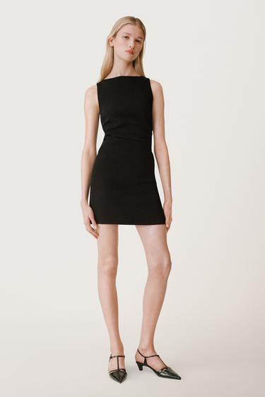 Zara Короткое 50-летнее платье купить с доставкой.