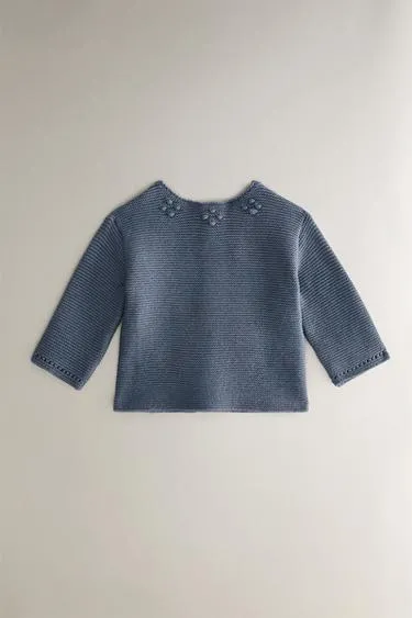 CHILDREN'S SWEATER WITH BOBBLES