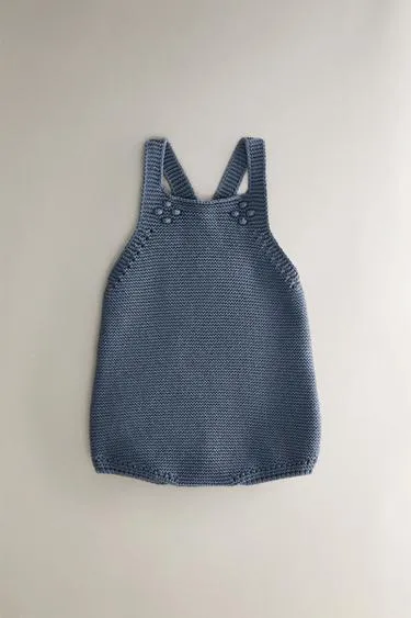 CHILDREN'S DUNGAREES WITH BOBBLES