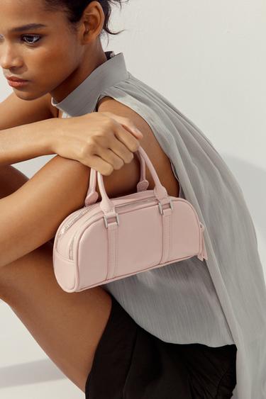 Zara Небольшая сумка-боулинг купить с доставкой.