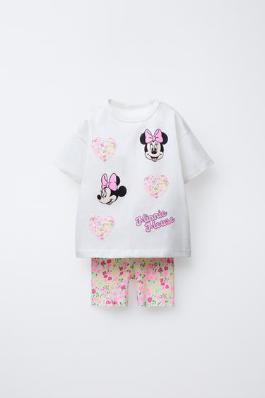 Zara Комплект из футболки и легинсов MINNIE MOUSE © DISNEY