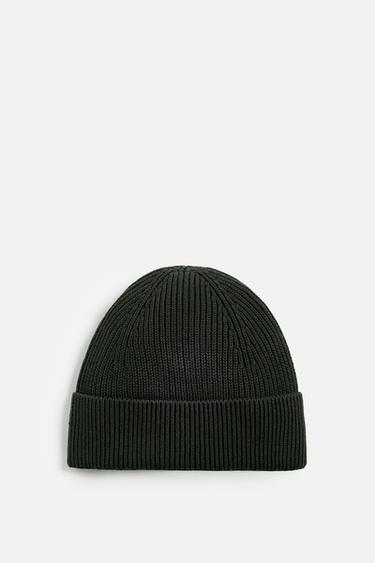 Zara Базовая шапка бини купить с доставкой.