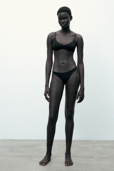 Zara Бралетт из модала с треугольными чашками