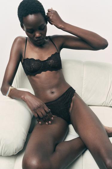 Zara Кружевной бюстгальтер с косточками