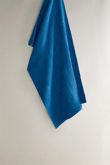 Zara Бумажное полотенце из хлопка с вафельным плетением купить с доставкой.