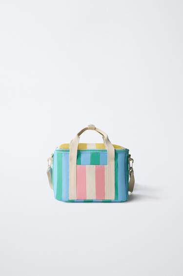Zara Сумка-мессенджер в полоску купить с доставкой.