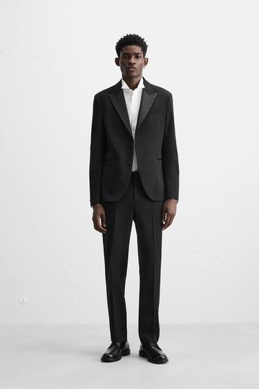 Zara Костюмный блейзер из смесовой шерсти купить с доставкой.