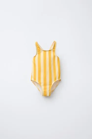 Полосатый купальник STRIPED CASA LAWA © X ZARA KIDS