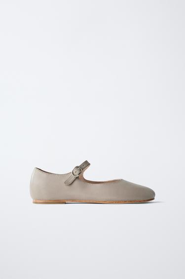 Zara Балетки LIMITED EDITION с лодыжкой на ремешке купить с доставкой.