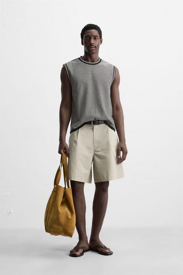 Zara Трикотажный топ RELAXED FIT купить с доставкой.