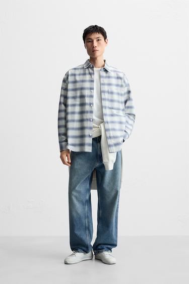 Zara Рубашка OVERSIZE OXFORD купить с доставкой.