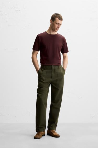 Zara Футболка BASIC SLIM FIT купить с доставкой.