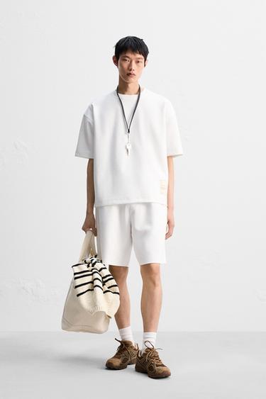 Zara Технический свитшот свободного кроя купить с доставкой.