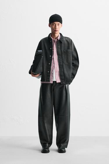 Zara Джинсовая рубашка с карманом купить с доставкой.