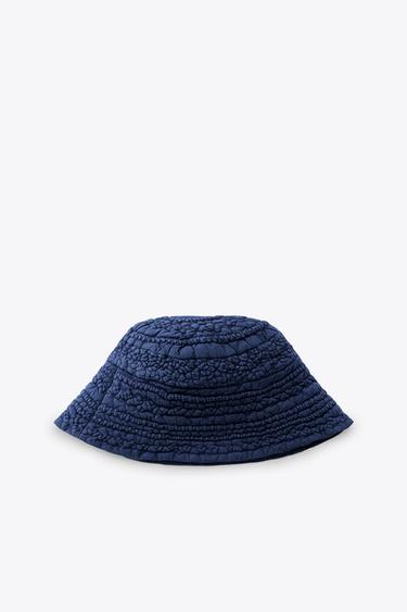 Zara Текстурированный ведро шляпа X FANGLU LIN купить с доставкой.