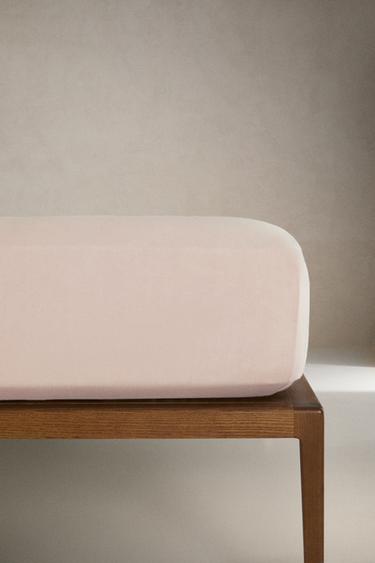 Zara Постельное белье из мятого льна под пододеяльник | 30 см (140 г/м²) купить с доставкой.
