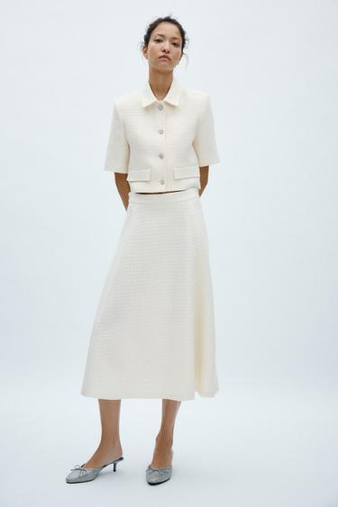 Zara Блейзер из рельефной ткани — ZW COLLECTION купить с доставкой.