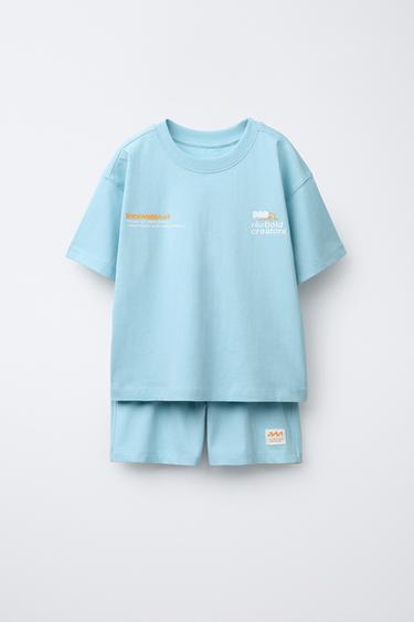 Zara Пижама с принтом текста для детей от 6 до 14 лет купить с доставкой.