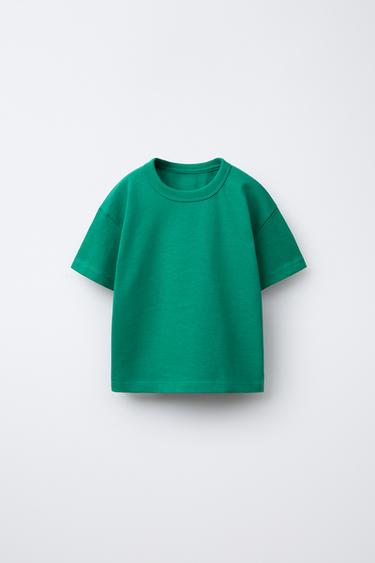 Zara Футболка BASIC HEAVY WEIGHT купить с доставкой.