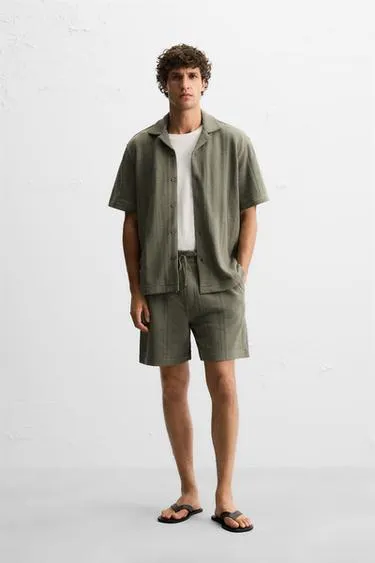 Рубашка JACQUARD с текстурой