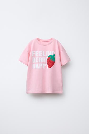 Zara Футболка с рельефным принтом купить с доставкой.