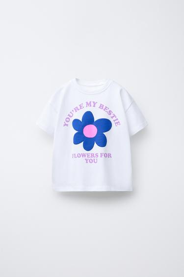 Zara Футболка с рельефным принтом купить с доставкой.