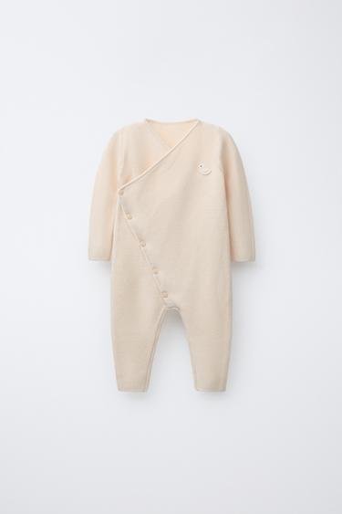 Zara Трикотажное кимоно с вышивкой «утенок» купить с доставкой.