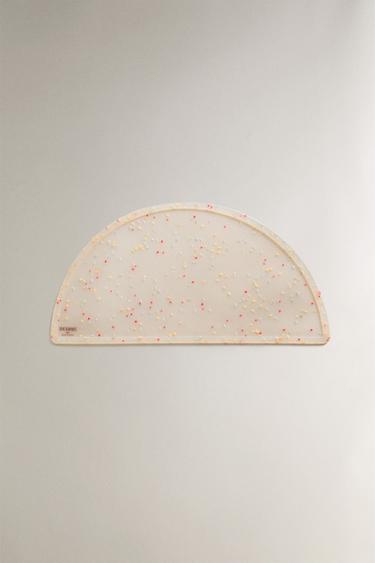 Zara Детский силиконовый подставка для тарелки с конфетти