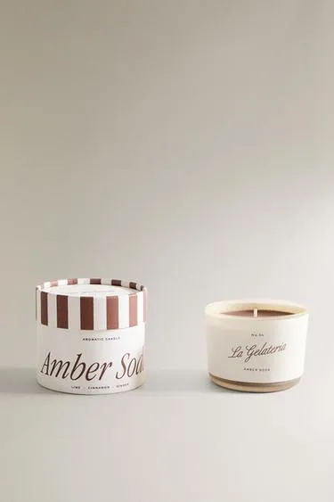 (150 г) ароматическая свеча AMBER SODA
