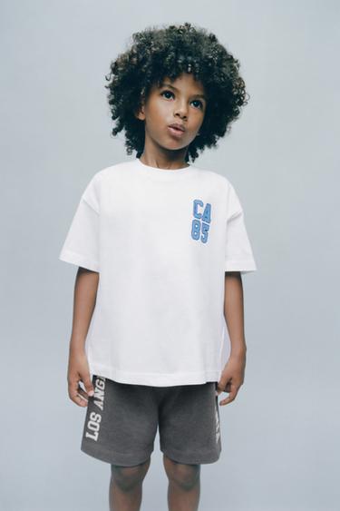 Zara Текстовые шорты-джоггеры