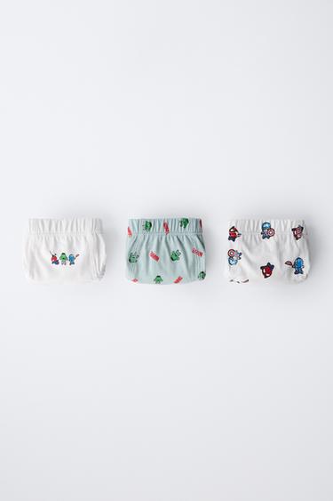 Zara 2–6 лет/набор из трех трусов с принтом «мстители» © MARVEL купить с доставкой.