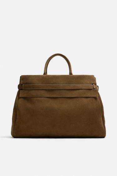 Zara Кожаная сумка купить с доставкой.