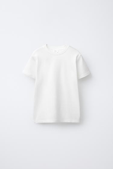 Zara 6–14 лет/набор из двух однотонных футболок с короткими рукавами купить с доставкой.