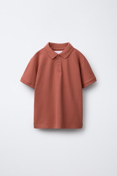 Zara Базовое поло пике купить с доставкой.