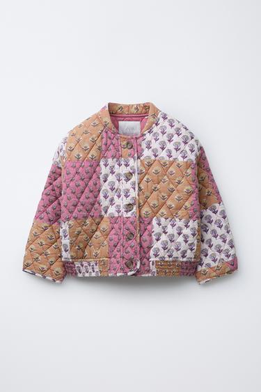 Zara Бомбер в стиле пэчворк