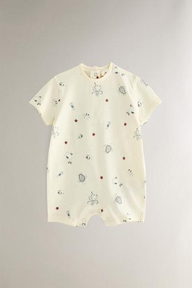 Zara Детский комбинезон с морским принтом