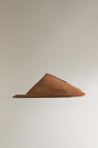 Zara Туфли-мюли из кожи