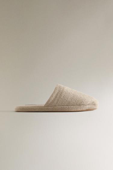 Zara Туфли на платформе из льна